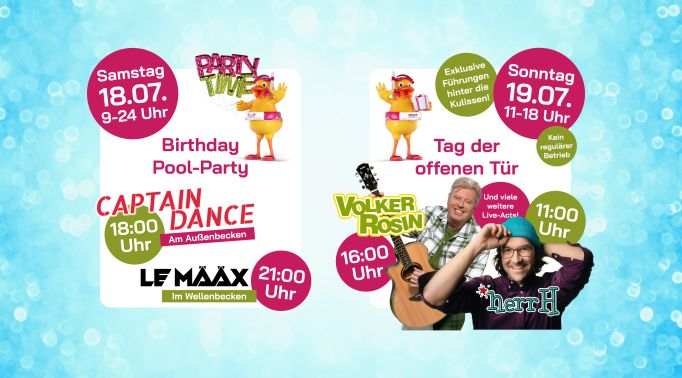 Und so läuft's ab - Informationen zur Woche und den beiden Eventtagen.
