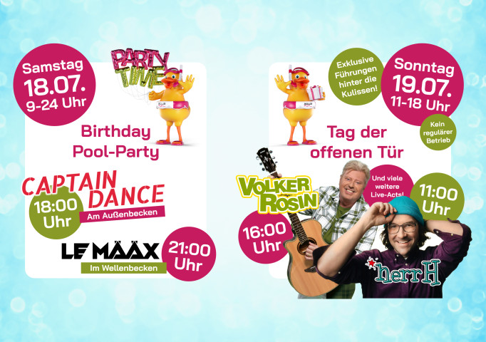 Und so läuft's ab - Informationen zur Woche und den beiden Eventtagen.
